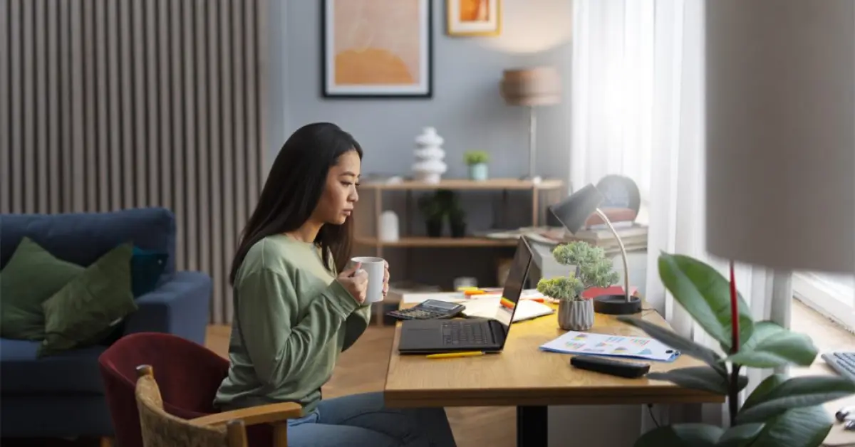 how to make home office more private