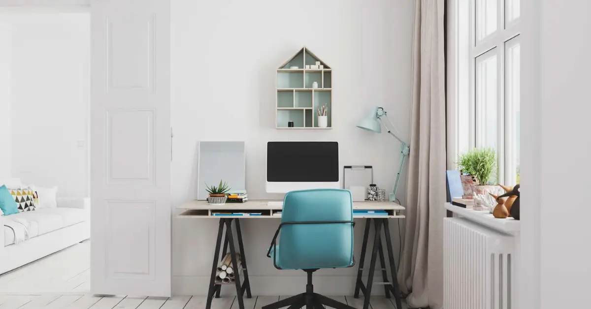 how to make home office more private