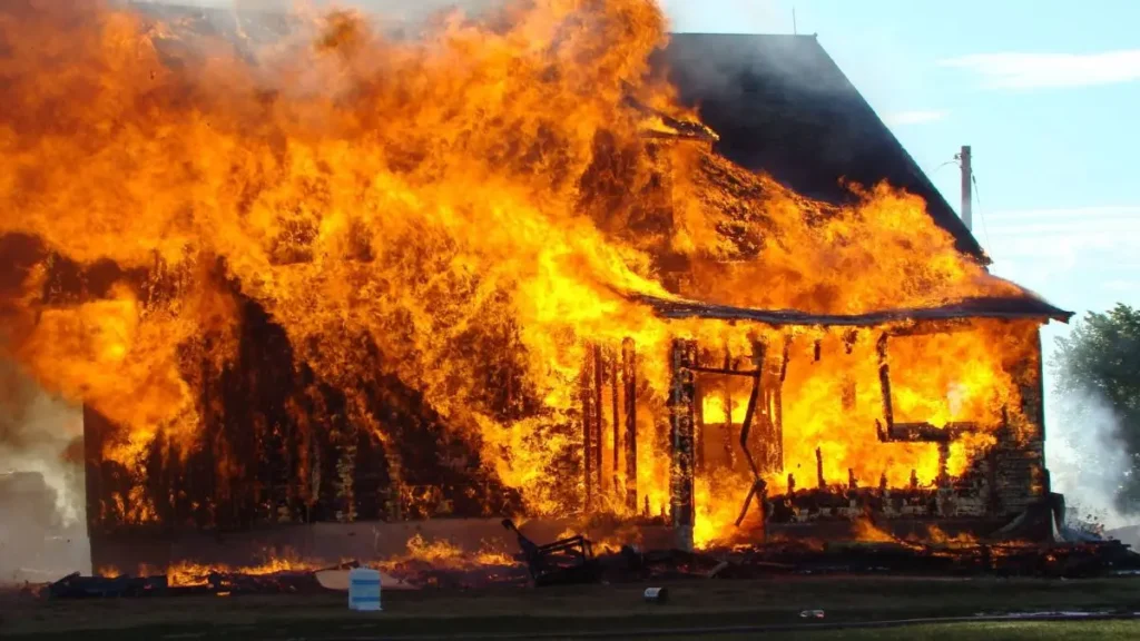 Bloomington Home Fire