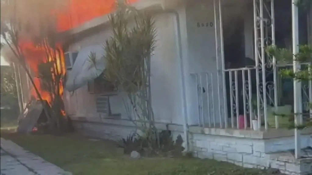 Florida Mobile Home Fire