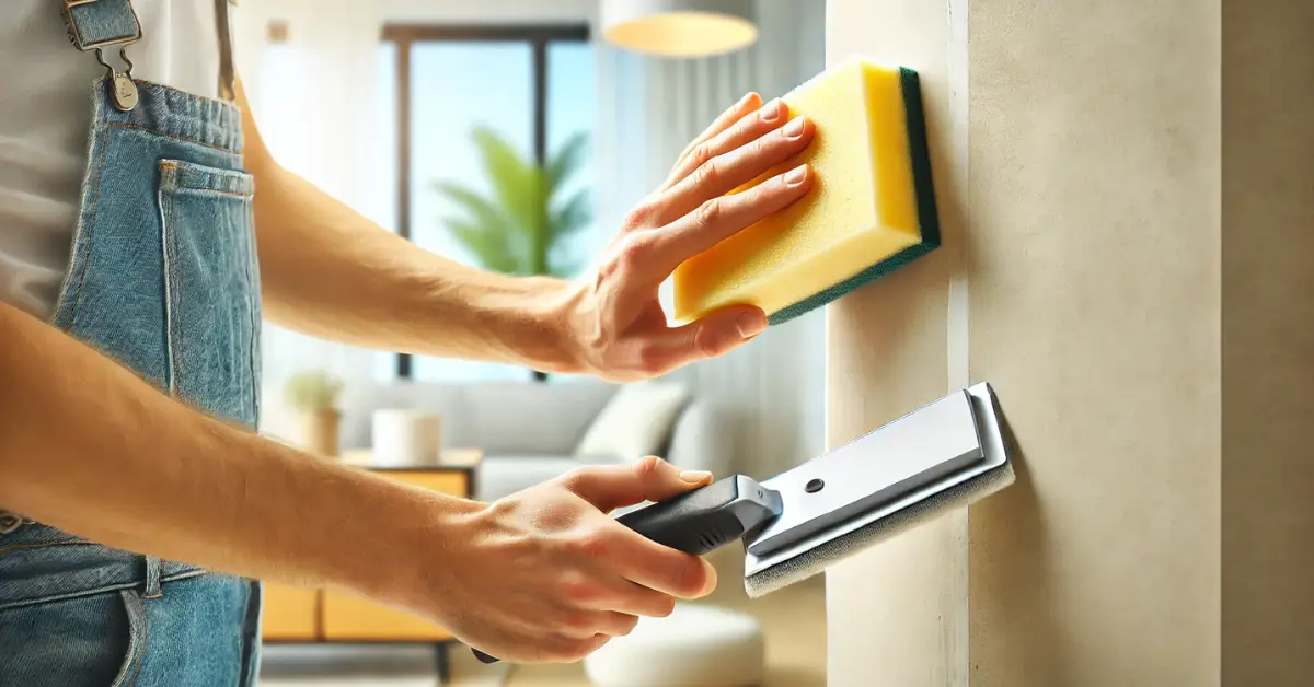 How to remove wallpaper glue