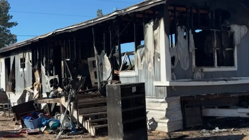New Mexico Mobile Home Fire