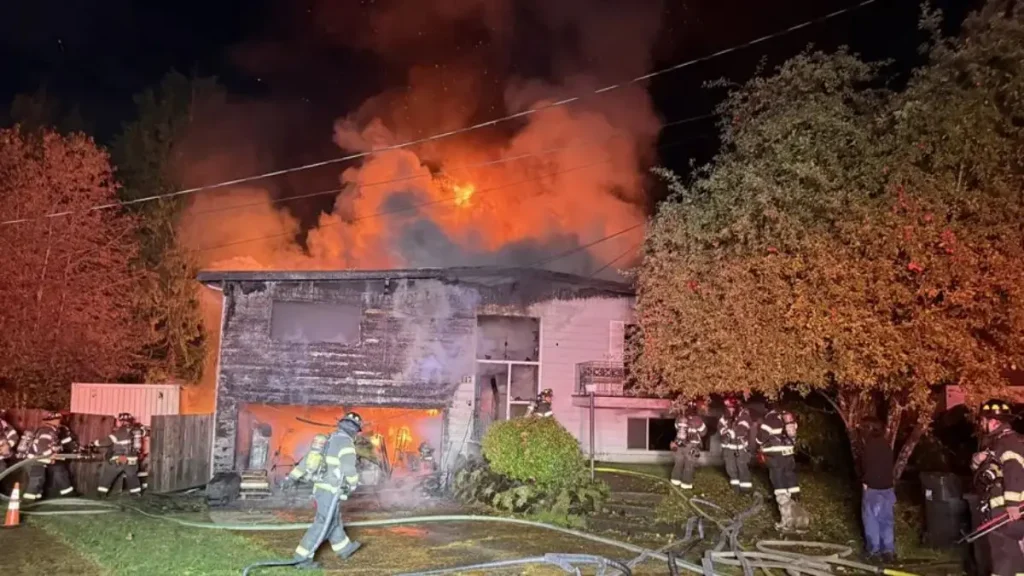 Washington State Home Fire