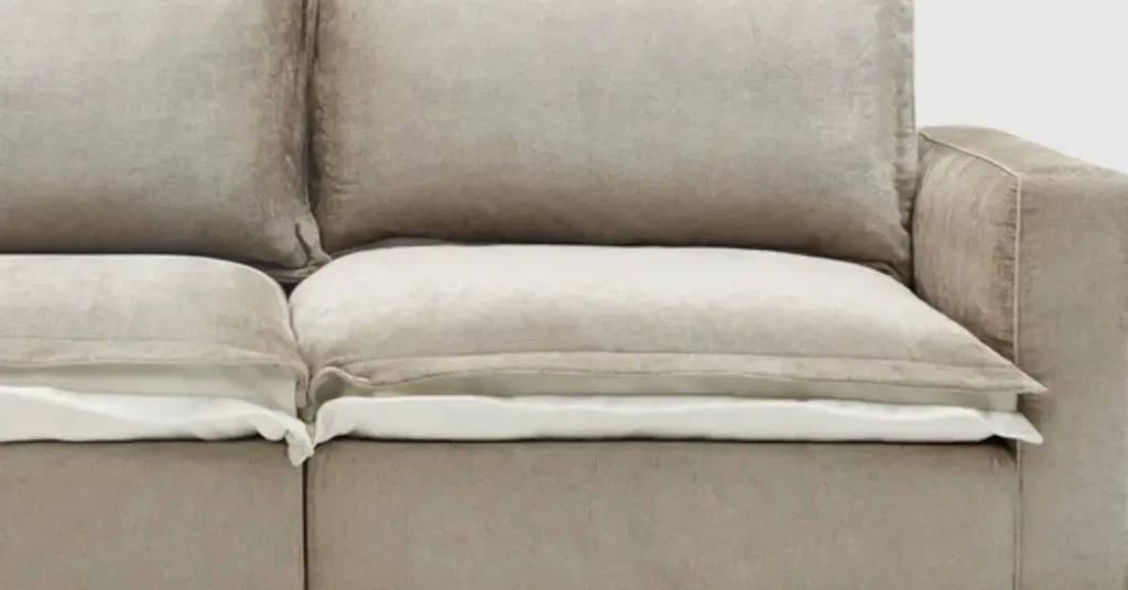 fix flat couch cushions