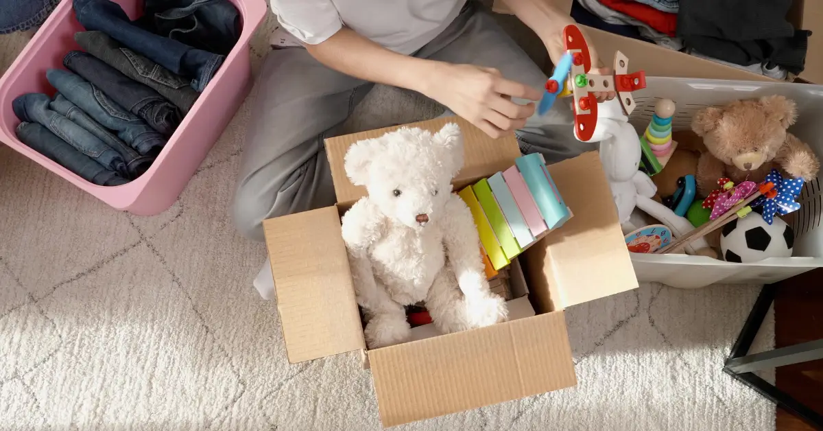 how to declutter toys