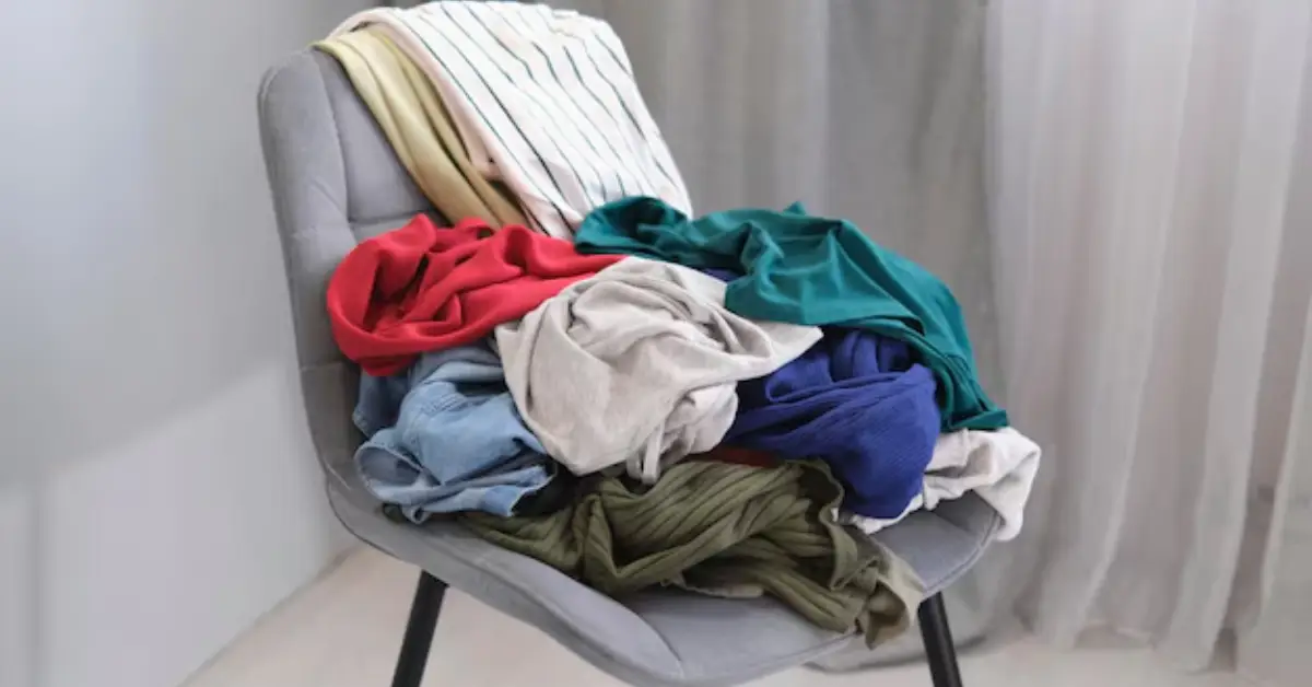 how to stop piling clothes on chair
