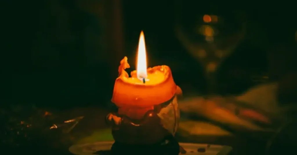 is it safe to leave a candle burning