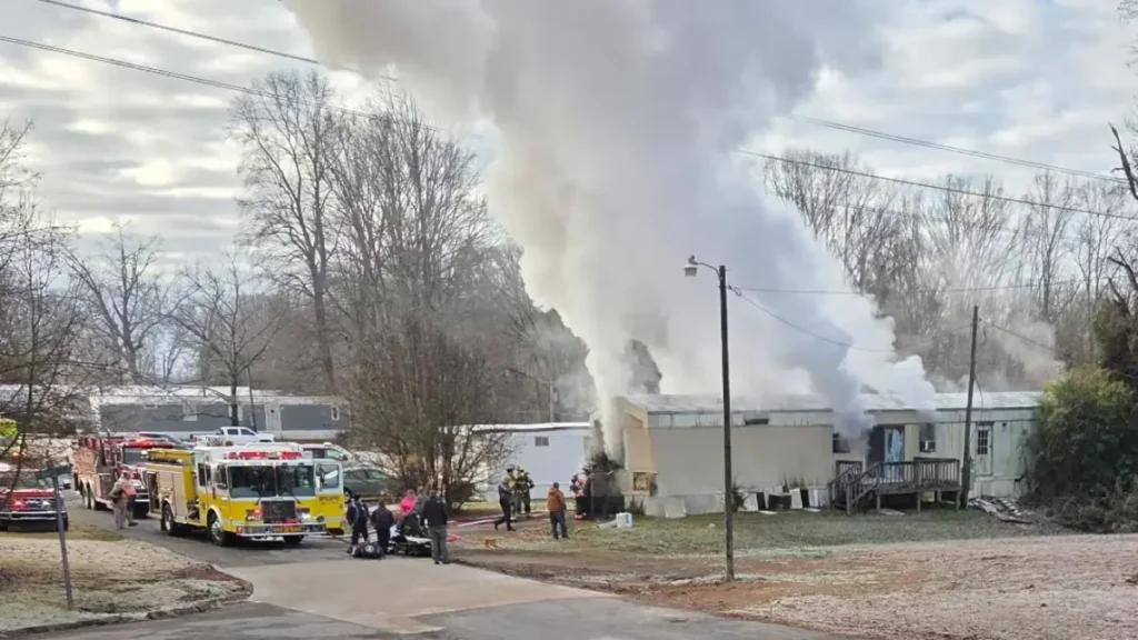 North Carolina Mobile Home Fire