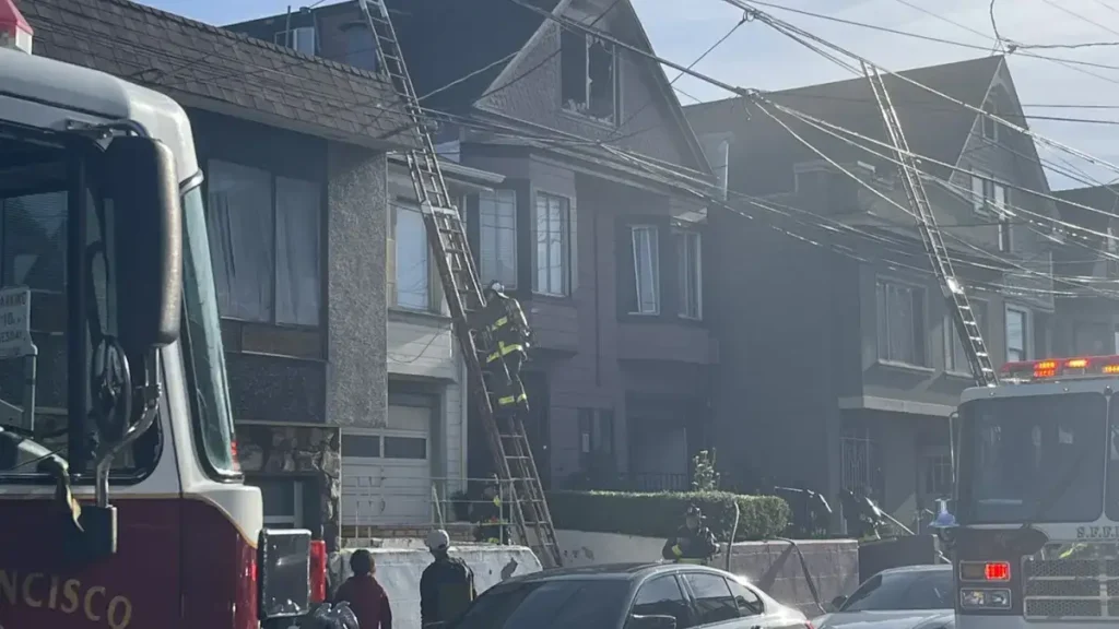 San Francisco Home Fire