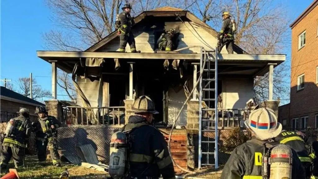 Man Injured in Washington House Fire