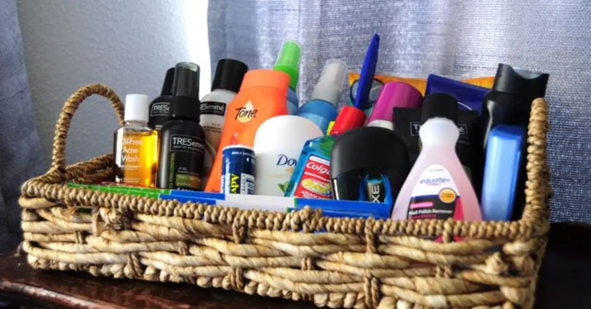 bed and bath essentials for house guests