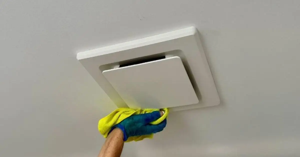 clean bathroom exhaust fan
