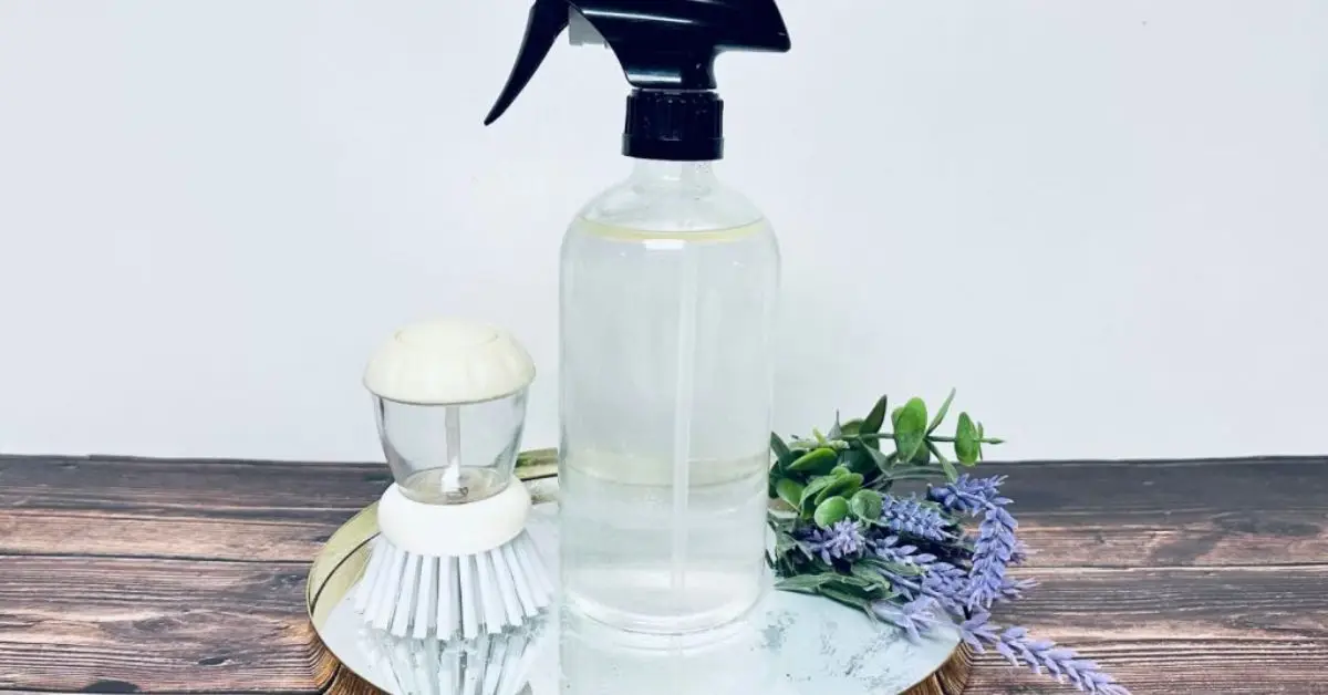 clean shower with vinegar