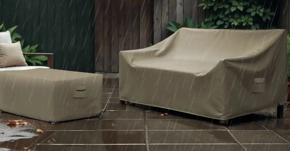 cover outdoor furniture for winter