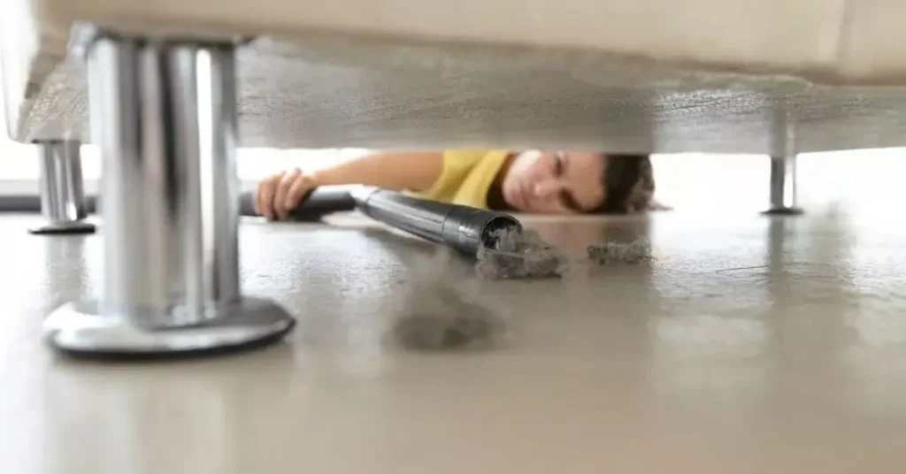 dirty spots you forget to vacuum