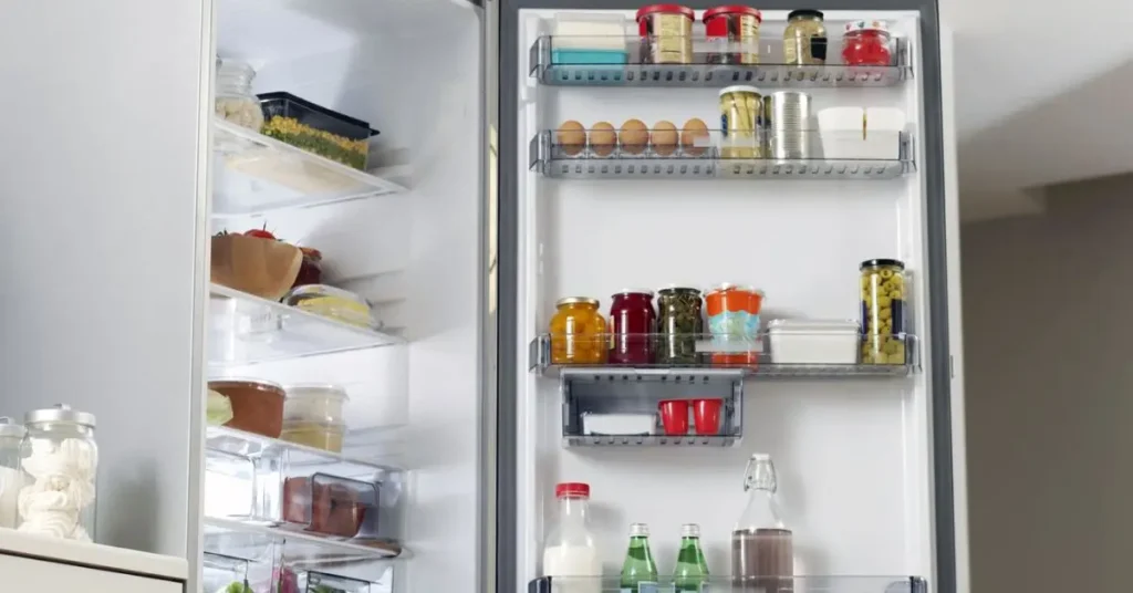 foods not to put in freezer door