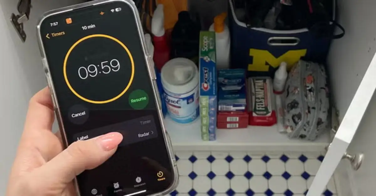 spaces you can declutter in 10 minutes