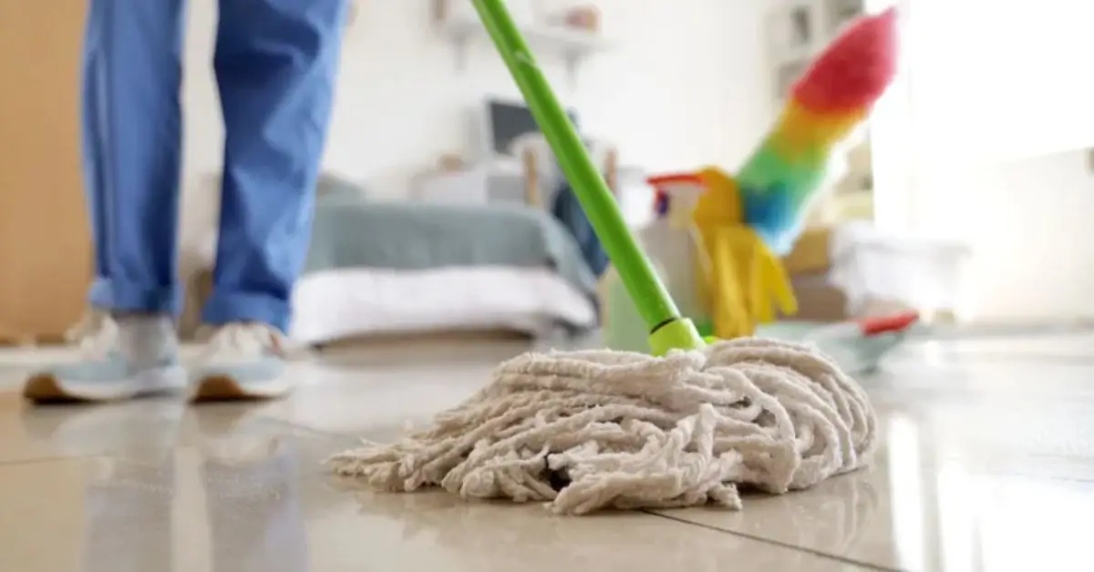 what can I add to mop water to make floors smell good