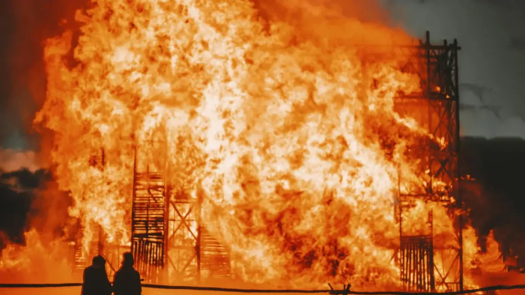 Burton home fire