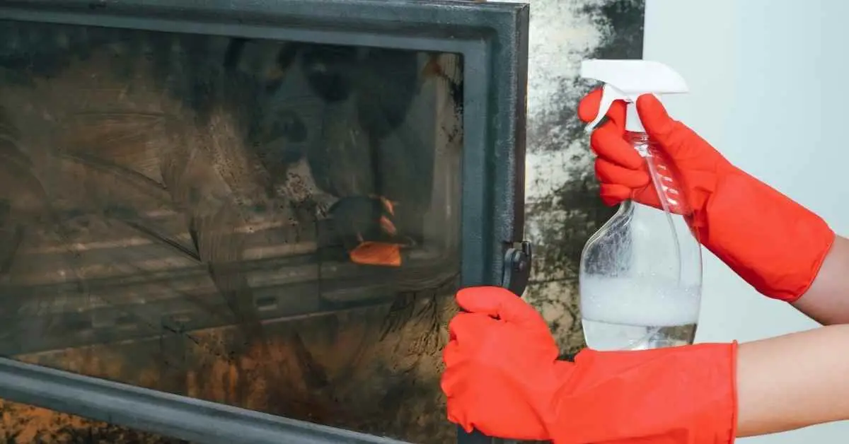 Clean Fireplace Glass at Home