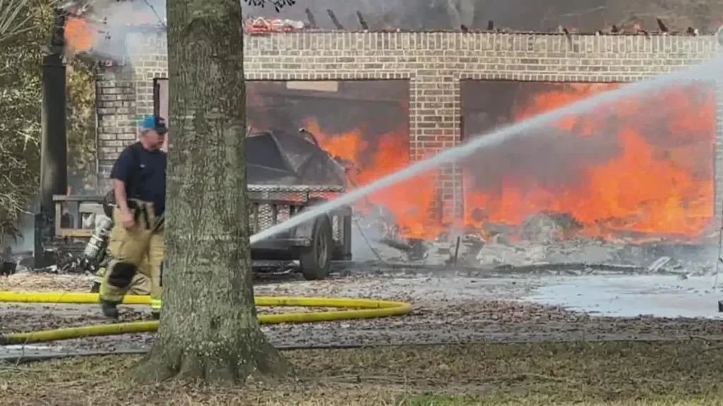 Orange County home fire