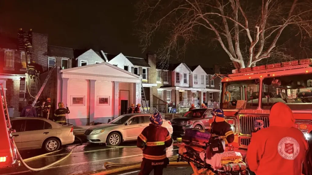 Pennsylvania Row Home Fire