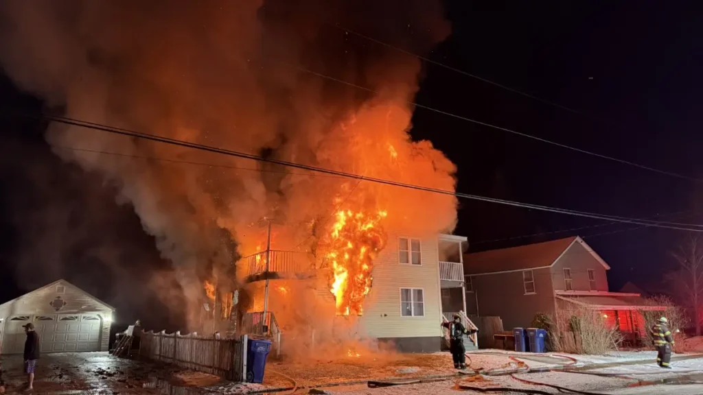 Vermont Home Fire