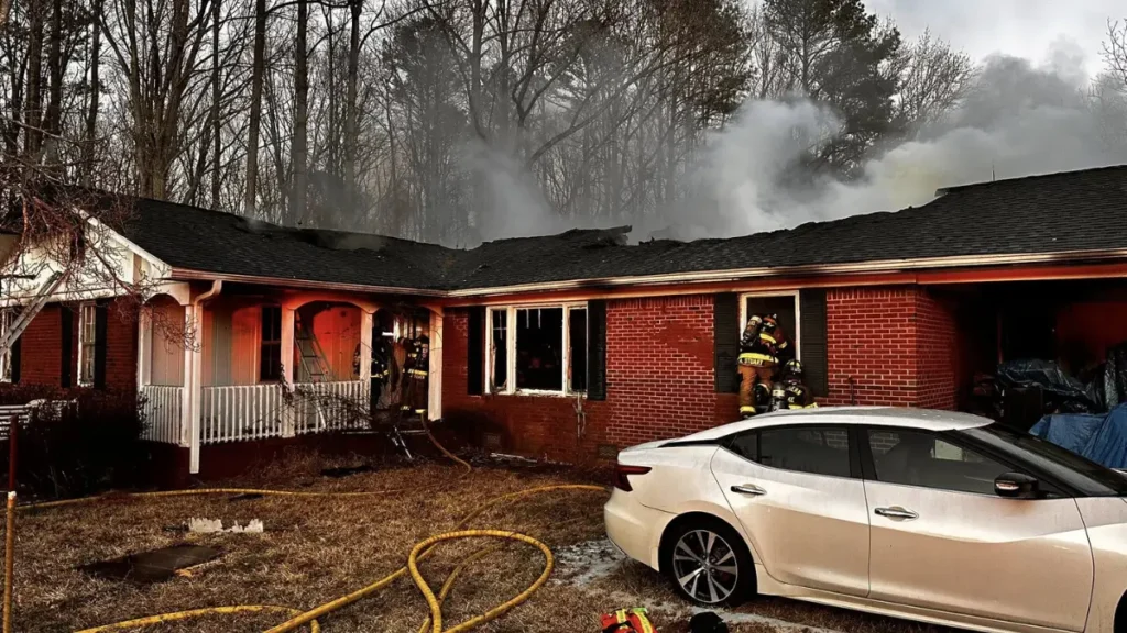 Wake County house fire