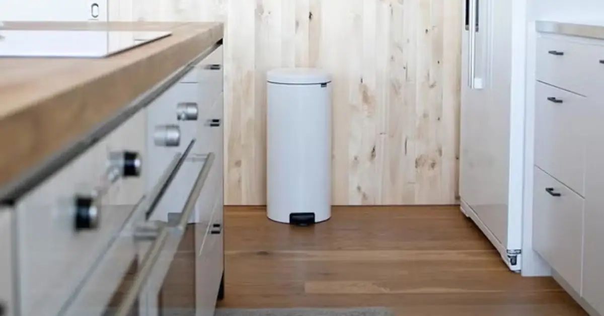 best way to hide trash can in kitchen