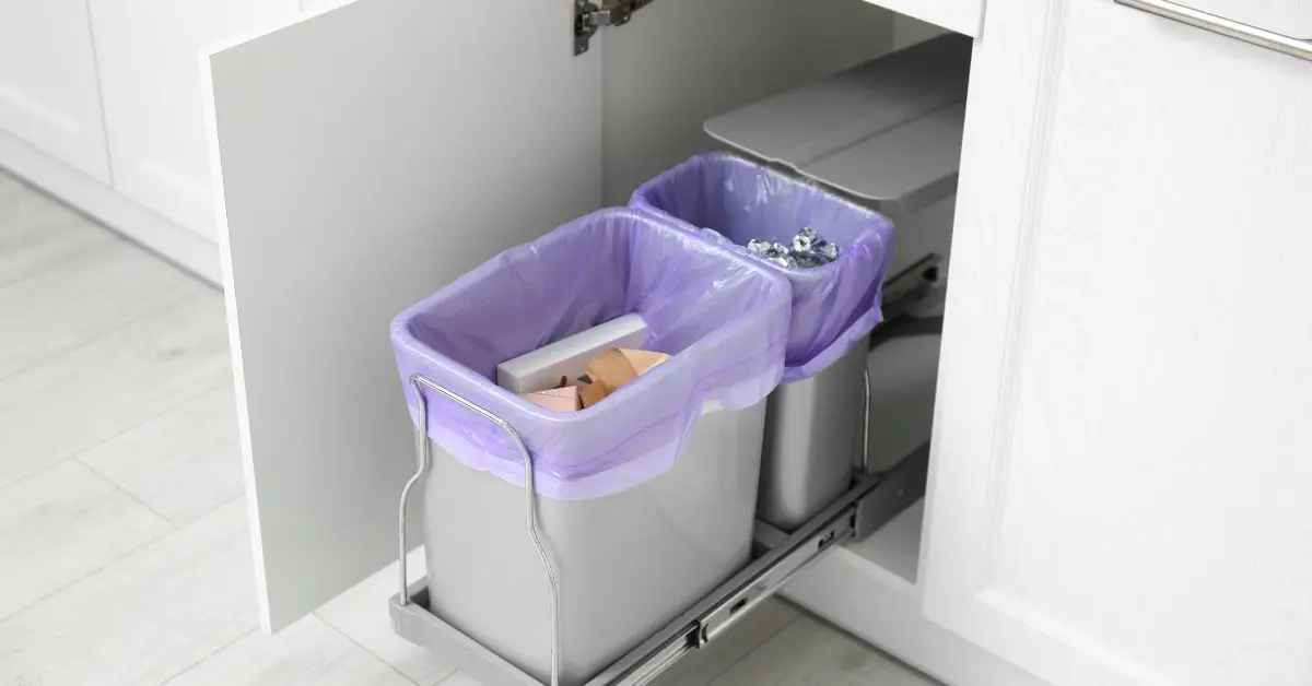 best way to hide trash can in kitchen