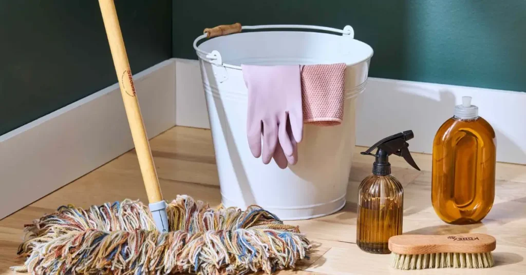 can you give plants old mop water