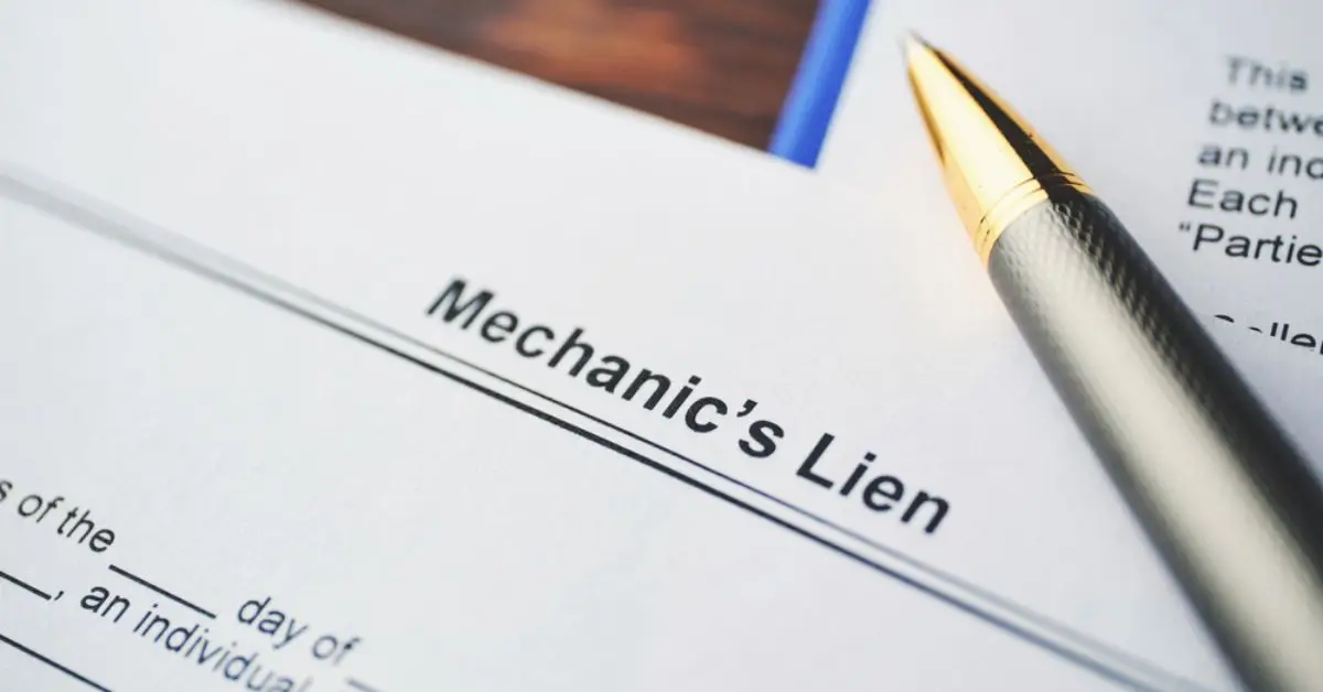 contractor home lien