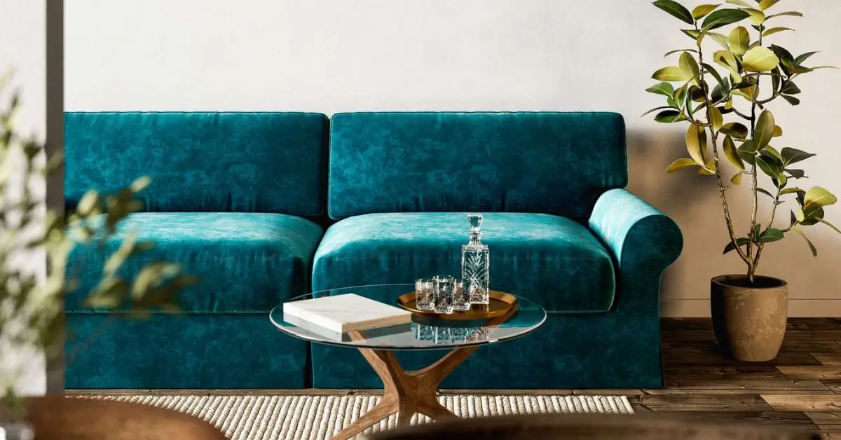 how to clean a velvet couch