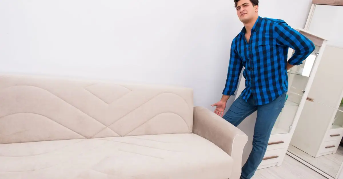 how to clean under heavy furniture without hurting your back