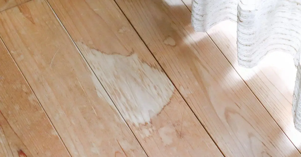 how to remove water stains from wood