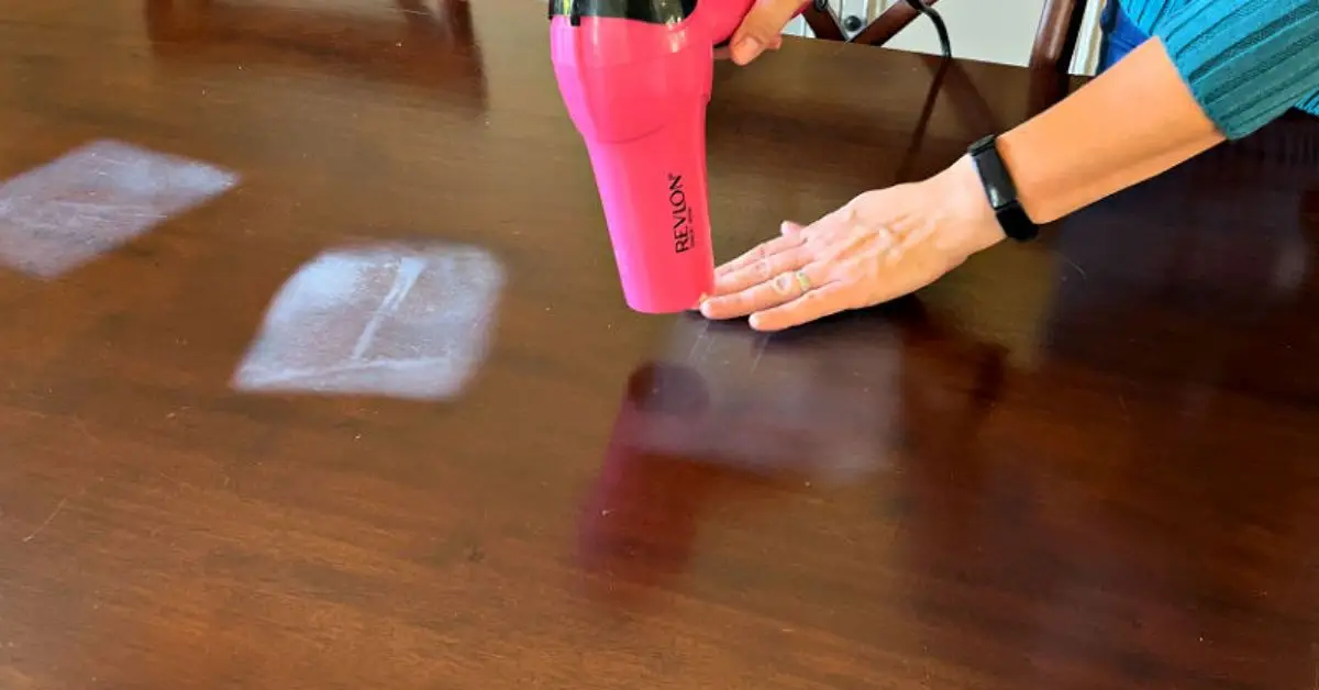 how to remove water stains from wood