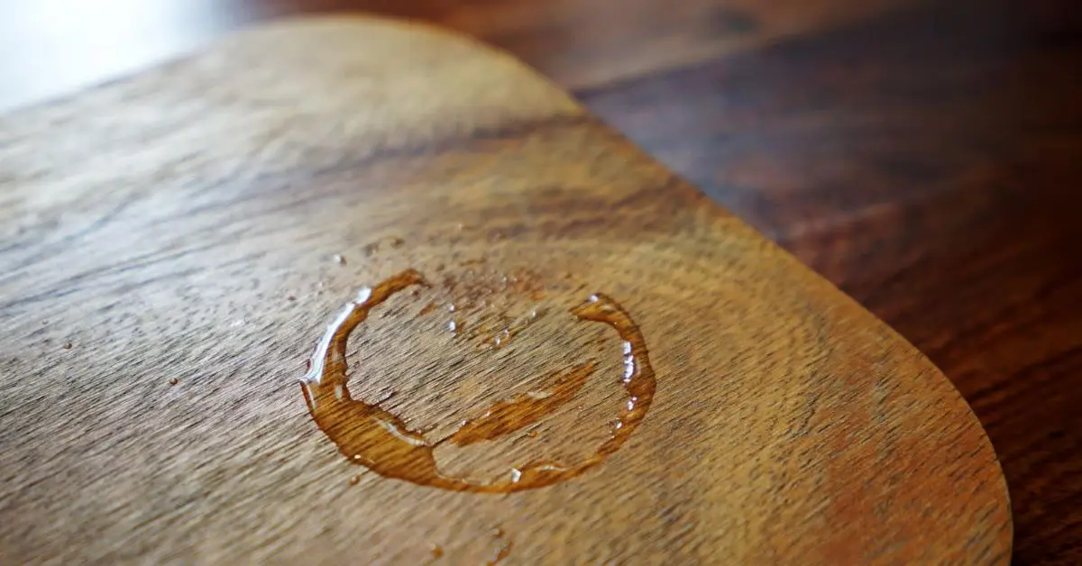 how to remove water stains from wood