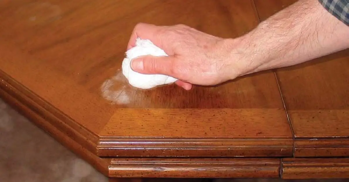 how to remove water stains from wood
