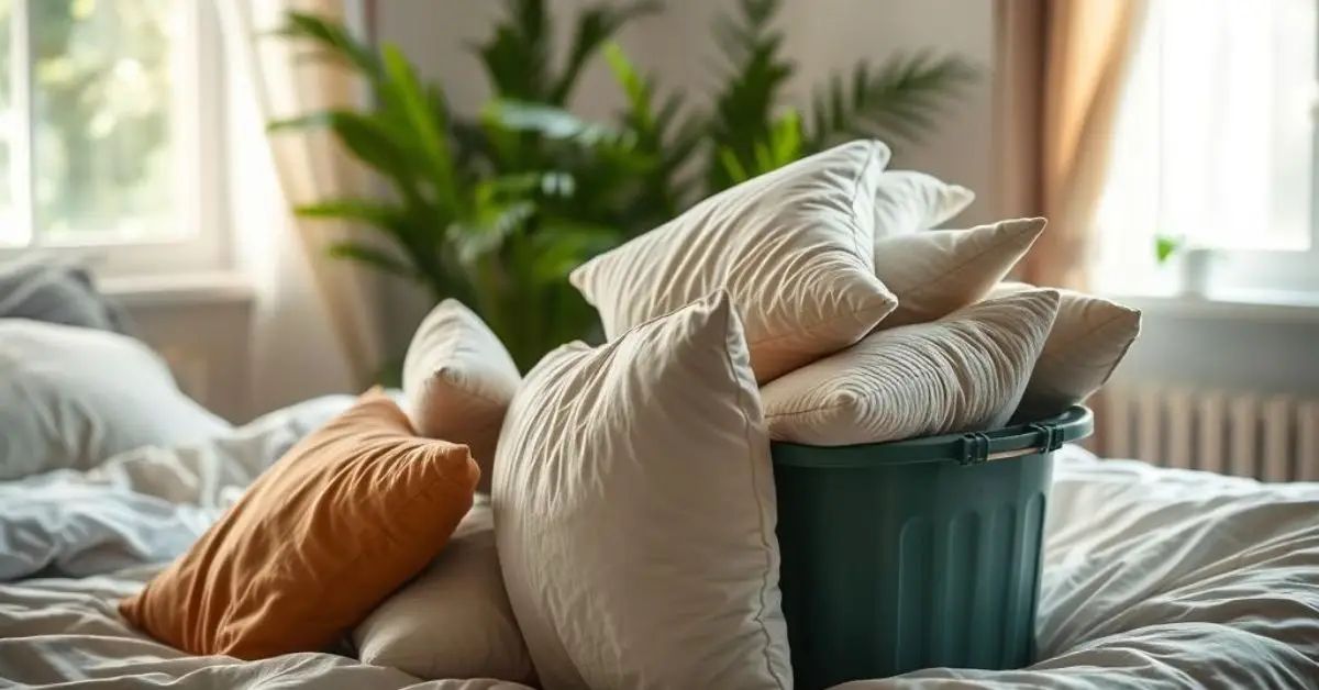 how to repurpose old pillows