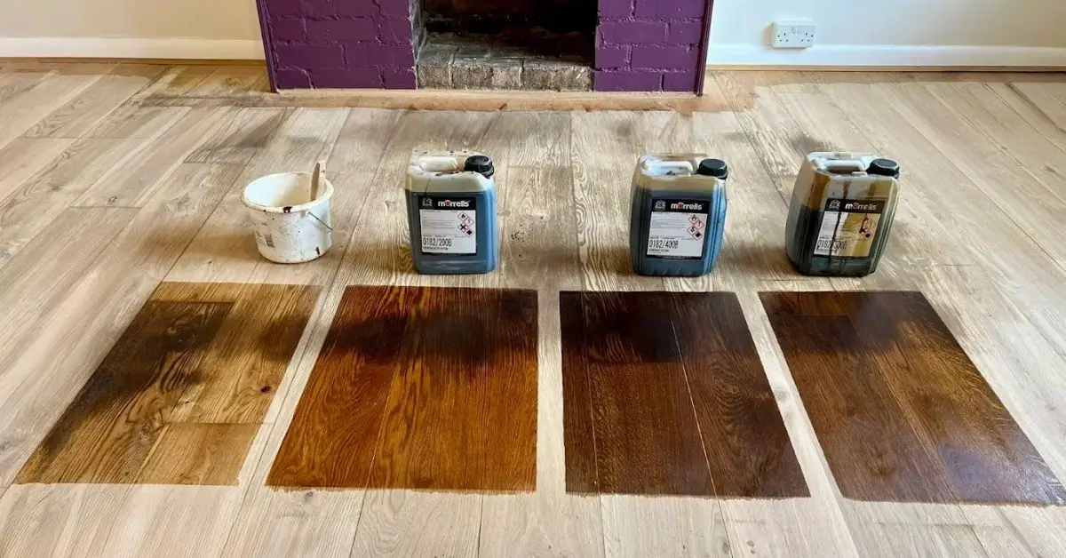 how to stain wood
