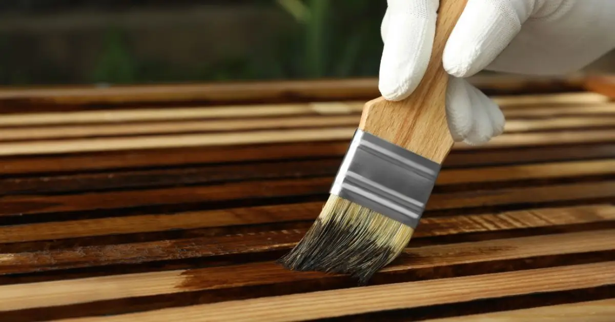 how to stain wood