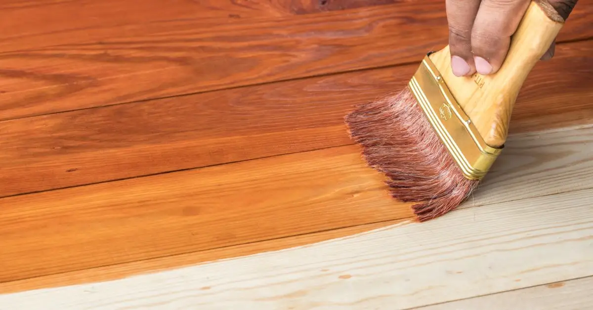 how to stain wood