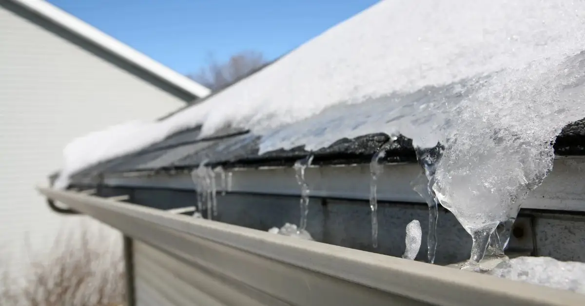 storm damaged roof flashing winter threat