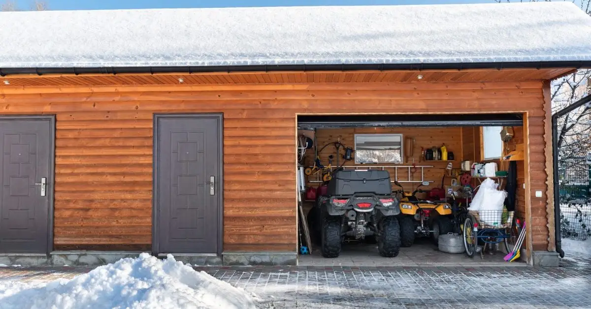uninsulated garages damage winter