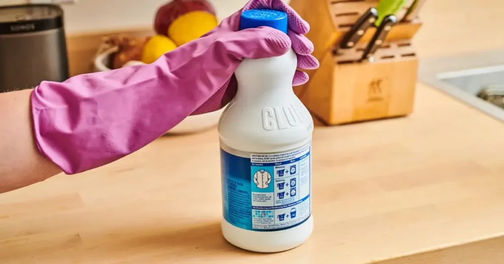 what you can and cant clean with bleach