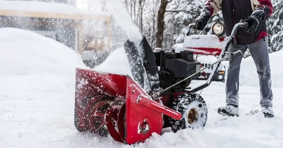 where to store your snowblower to be safe