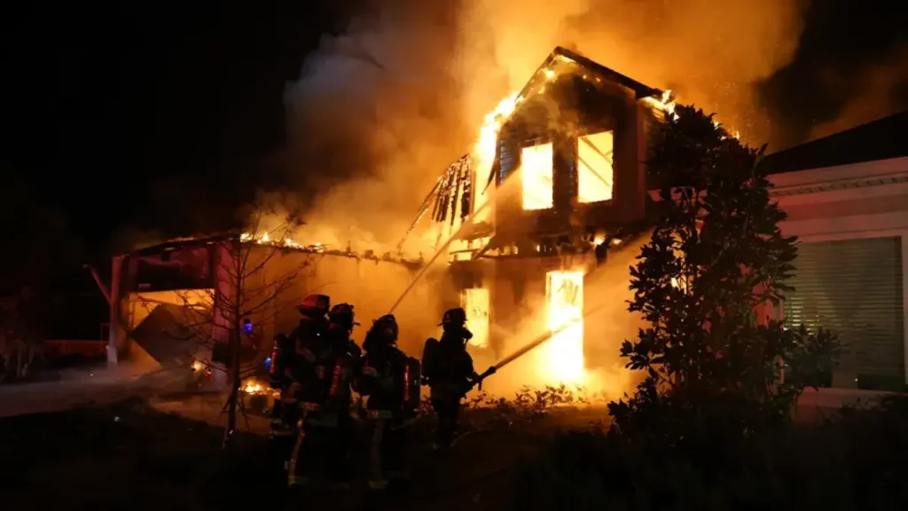 Dixie County home fire