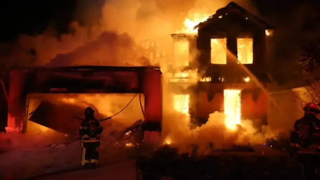 Dixie County home fire