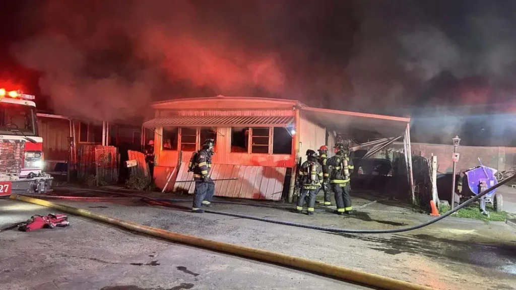 Oakdale Mobile Home Fire