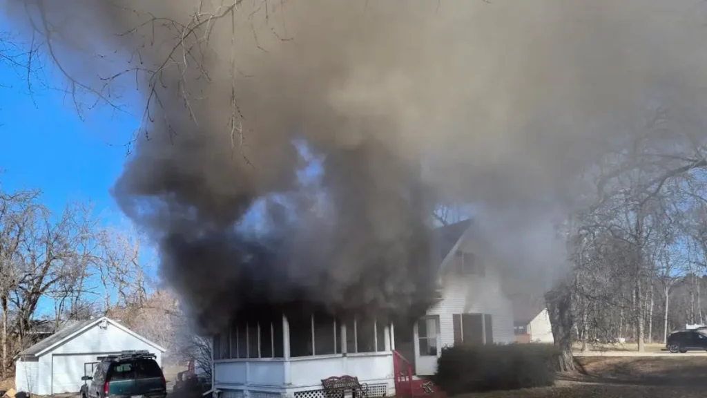 Pardeeville Home Fire